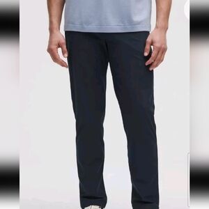 Lululemon Mens Gray ABC Classic-Fit 5 Pocket Warpstreme Casual Pants 38